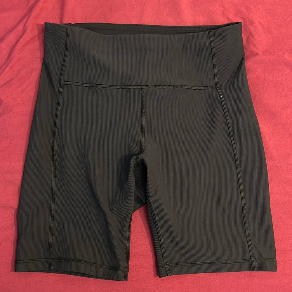 Lululemon Black Bike Shorts Size 8